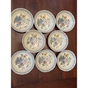 Set Of 8 Antique c. 1936 Royal Doulton The Granville 5.5" Fruit Bowls